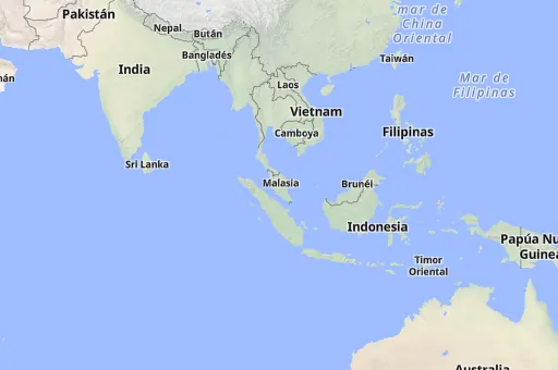 Map of Malasia
