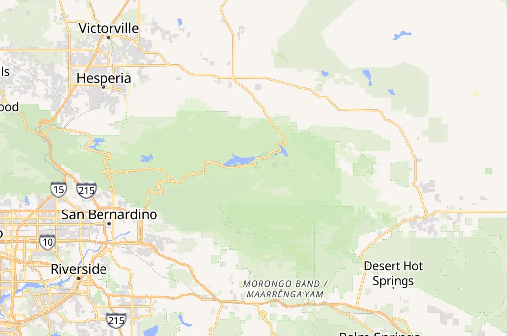 Big Bear Mountain Resort Area Map Big Bear Mountain Resort Area Map