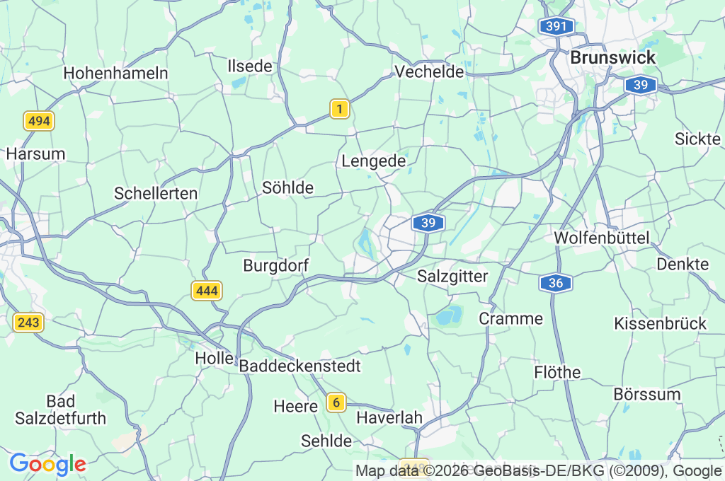 Salzgittersee Area Map Salzgittersee Area Map