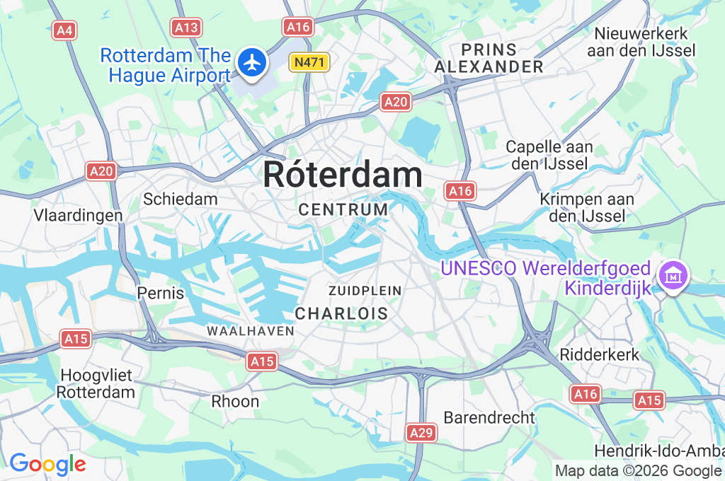Rijnhaven Area Map Rijnhaven Area Map