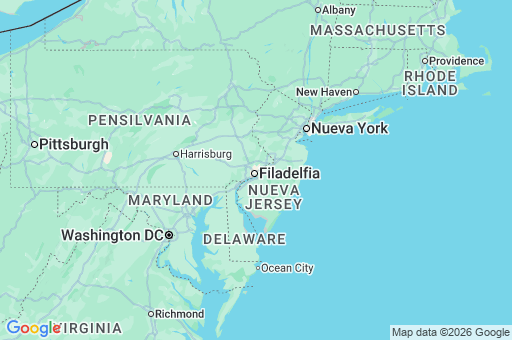Map of Condado de Filadelfia