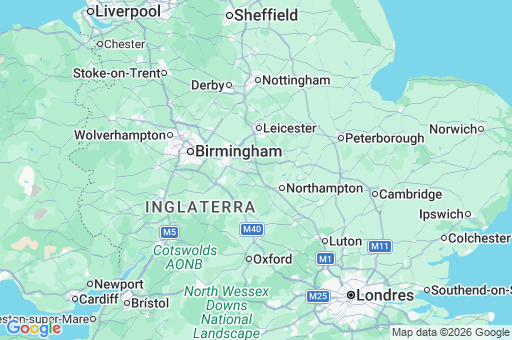 Map of Inglaterra