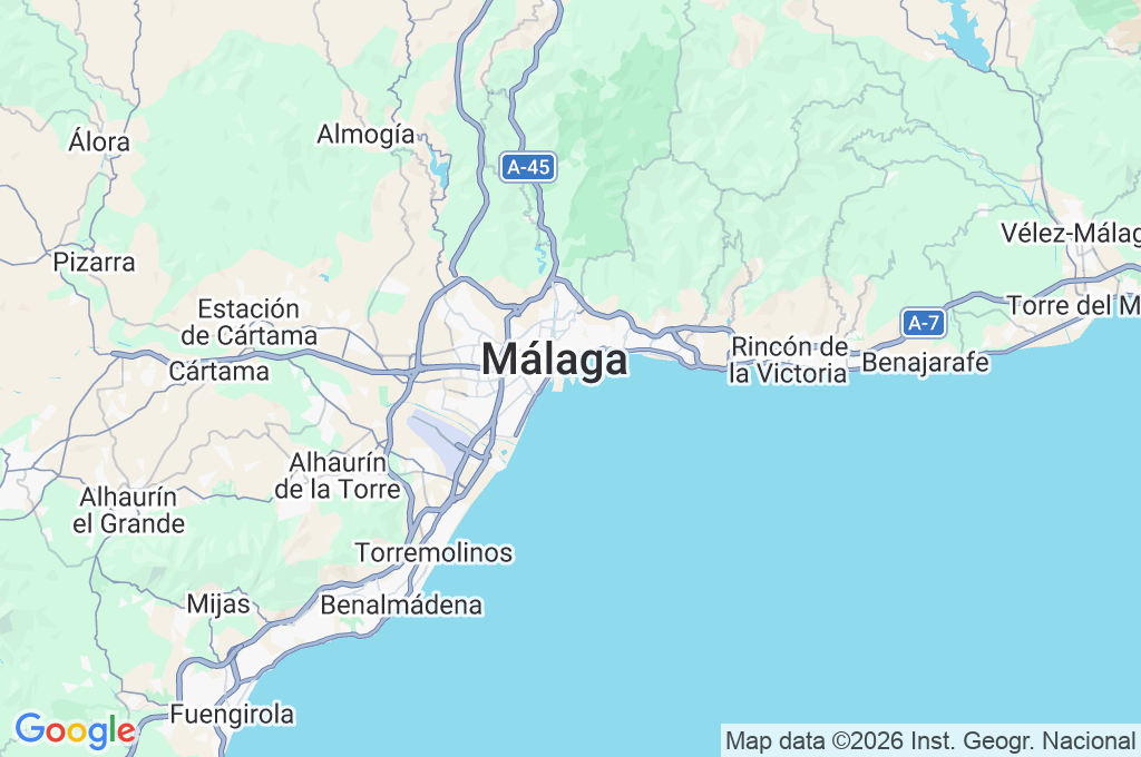 Puerto de Málaga Area Map Puerto de Málaga Area Map