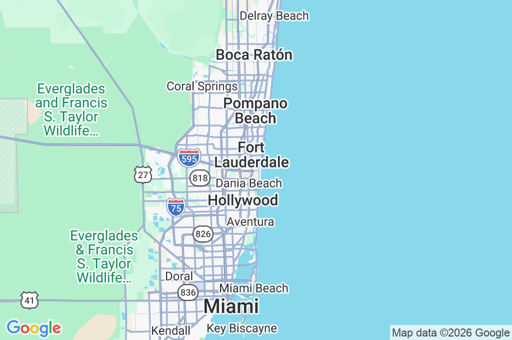 Port Everglades Area Map