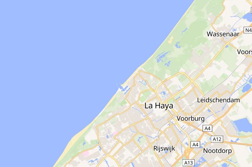 Scheveningen Area Map