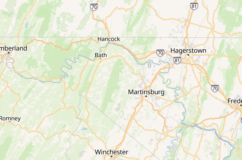 Third Hill Mountain Area Map Third Hill Mountain Area Map