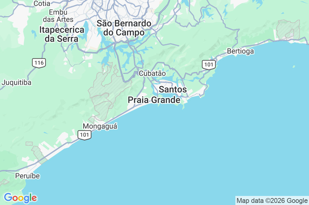 Playa de Boqueirão Area Map Playa de Boqueirão Area Map