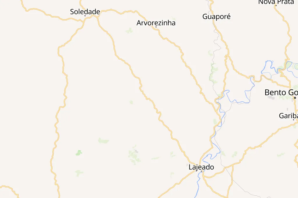 Serra de Pouso Novo Area Map Serra de Pouso Novo Area Map