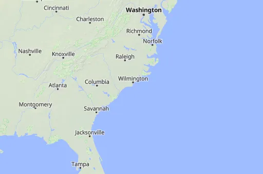 Map of North Carolina