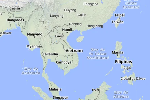 Map of Vietnam