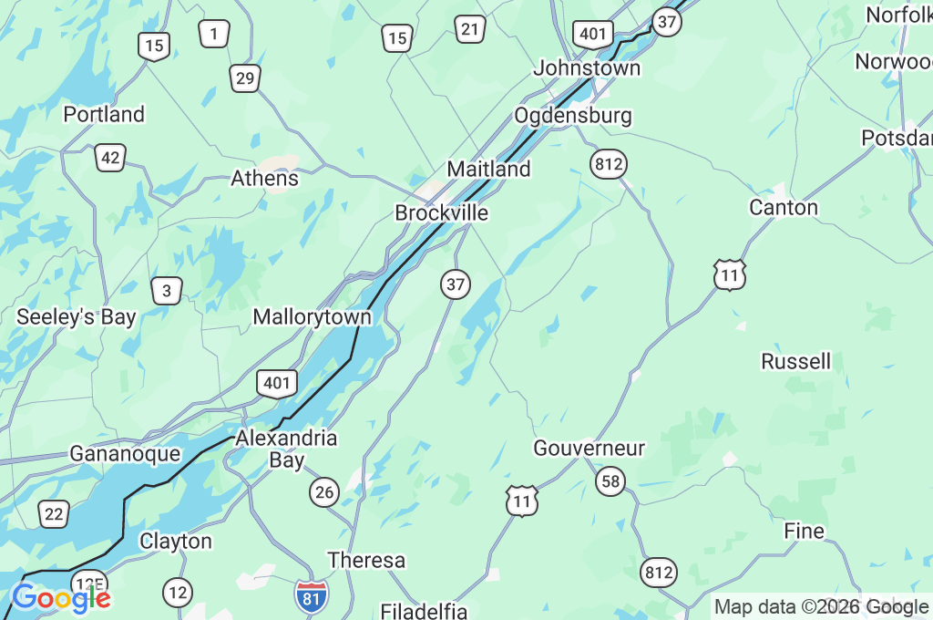 Black Lake Area Map