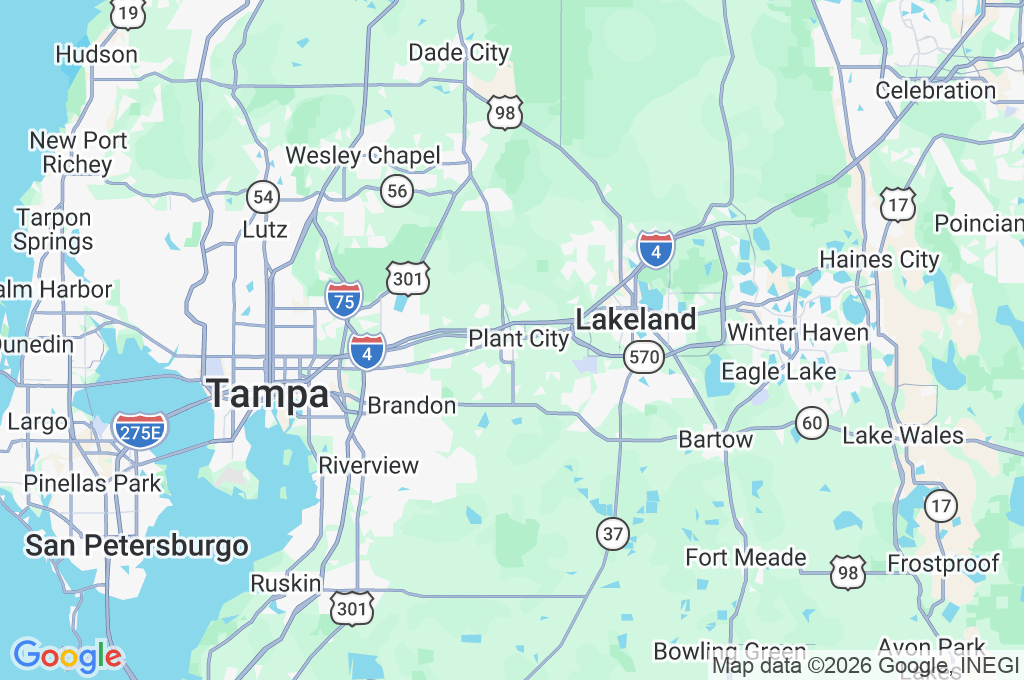 Plant City Area Map