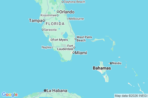 Map of Condado de Broward
