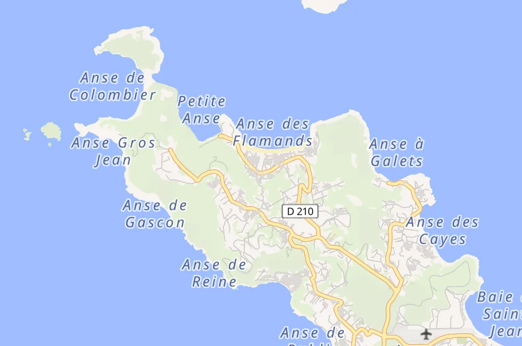 Flamands Area Map