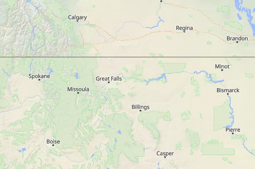 Map of Montana