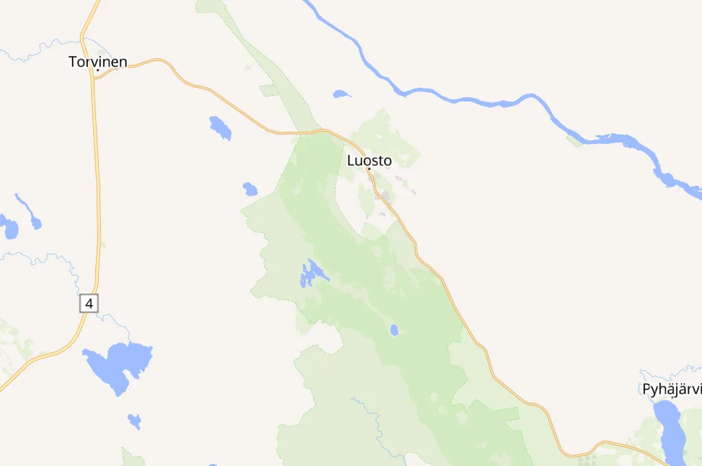 Luosto Area Map Luosto Area Map