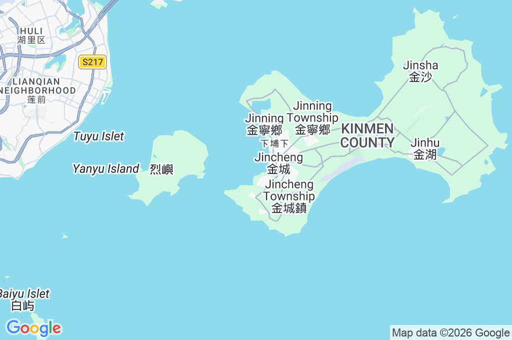 Islote Jiangong Area Map Islote Jiangong Area Map