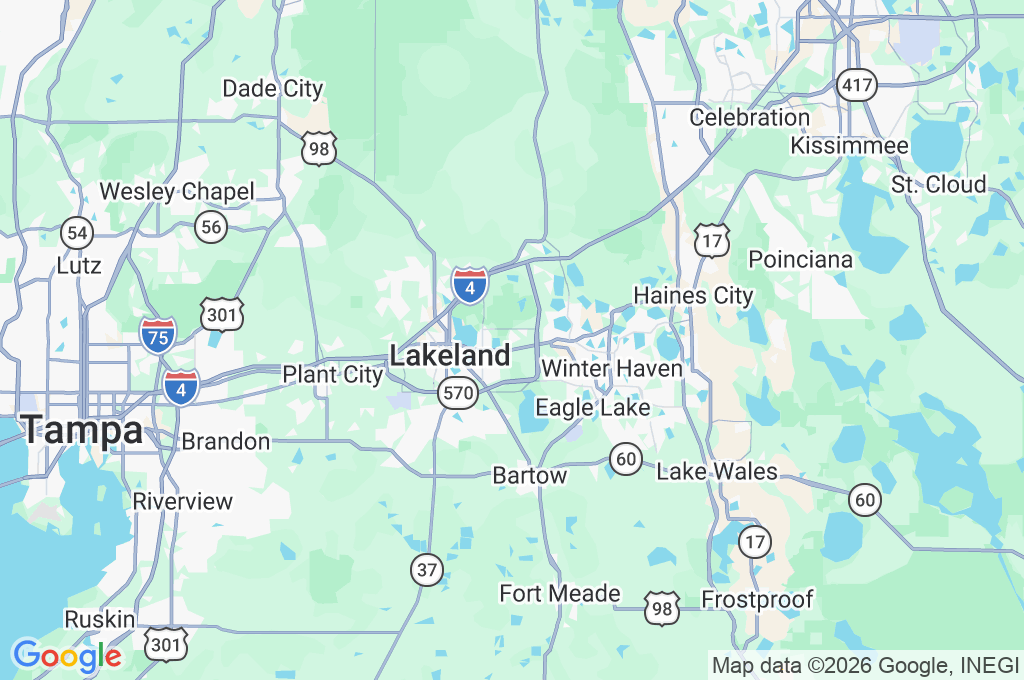 Florida Central Area Map