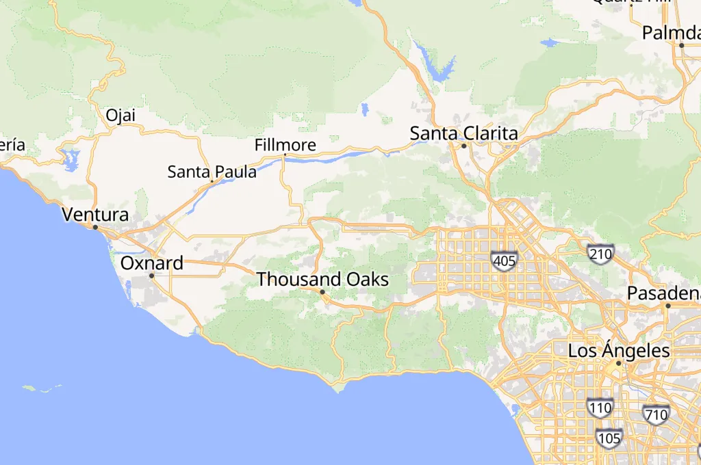 Simi Valley Area Map Simi Valley Area Map