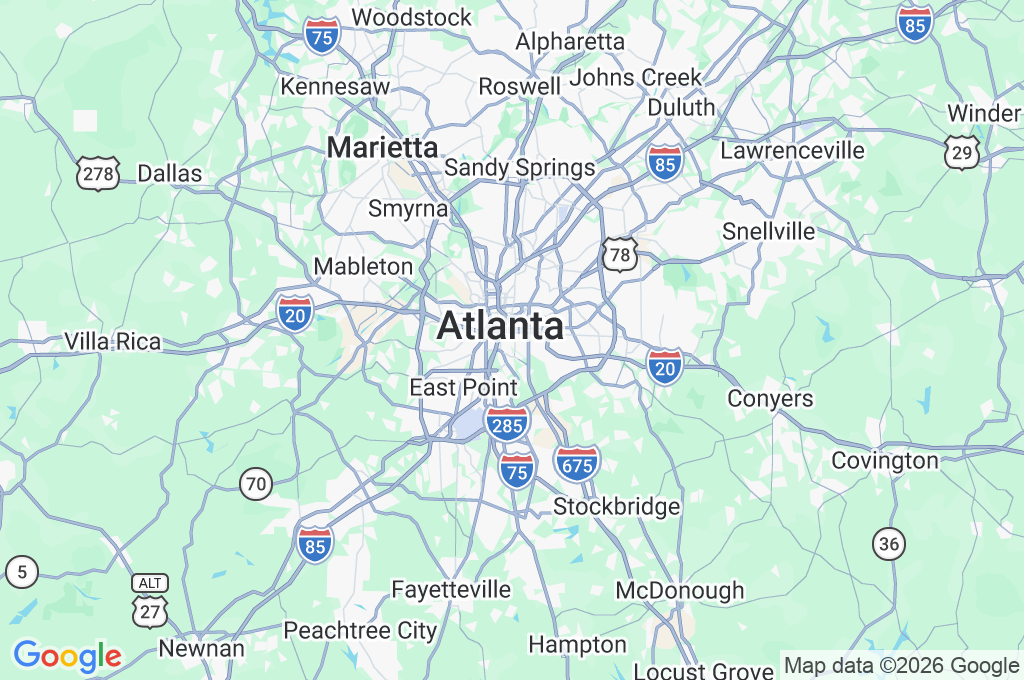 Zoológico de Atlanta Area Map Zoológico de Atlanta Area Map