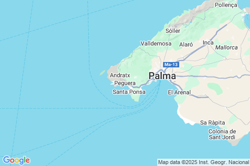 Map of Peguera
