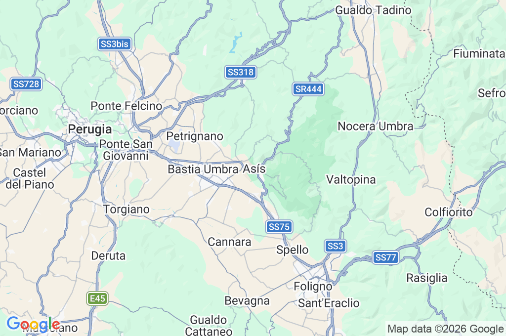 Catedral de San Rufino Area Map